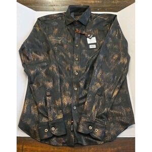 NWT Men's Eight x Premium Slim Fit Button Down Shirt Size Small Slim